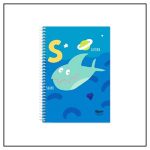 دفتر 40برگ دوخط سیمی فانتزی (کد290)