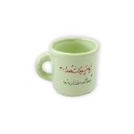 لیوان رنگی سفالی مذهبی غدیر